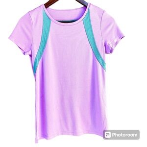 IZOD Golf, Women’s Short Sleeve Shirt, Size Small, Pink And Gray